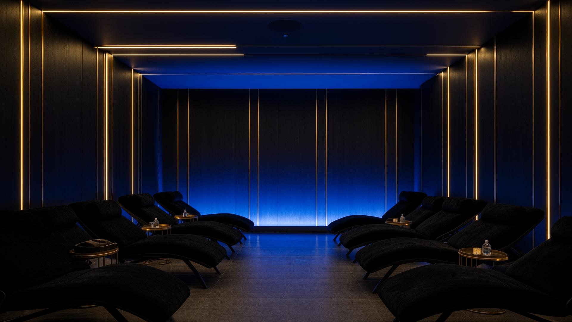 Renew recovery lounge interior at David Lloyd Stockton-on-Tees