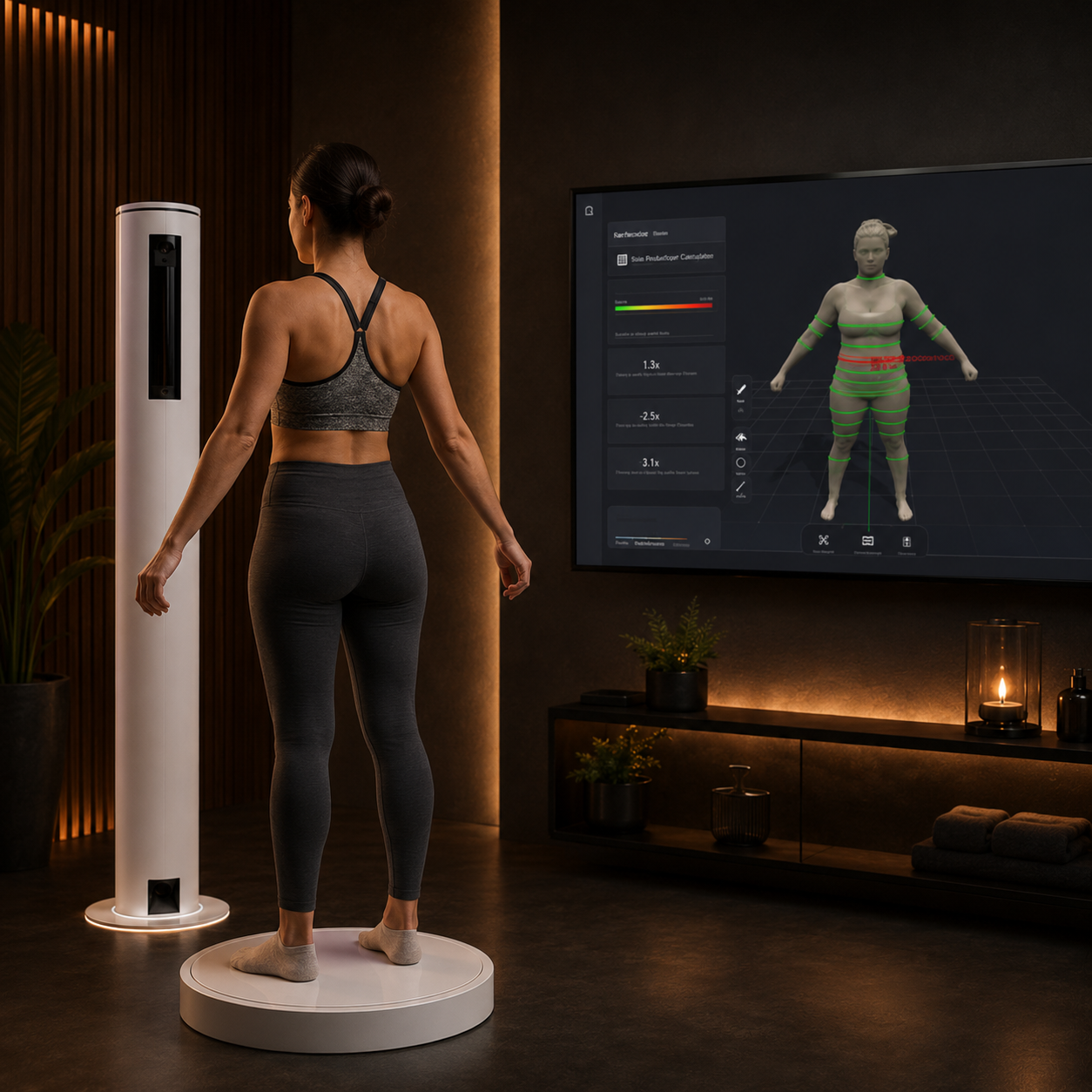 Styku 3D body scanner at Renew wellness studio in Stockton-on-Tees